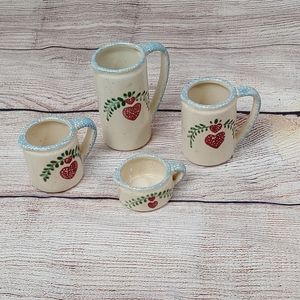 Southern Country Style Ceramic Measuring Cups